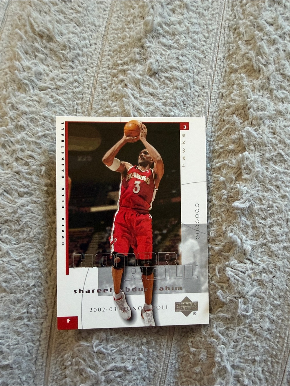 Upper Deck Home & Roll Basketball Card - Red - Shareef Abdur-Rahim